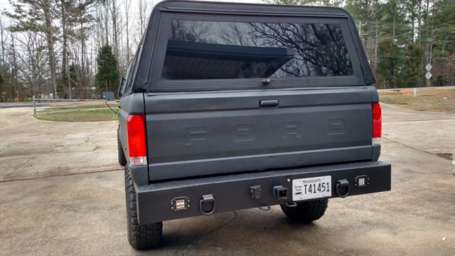 1989 Gray Ford F-350 Crew Cab Pickup