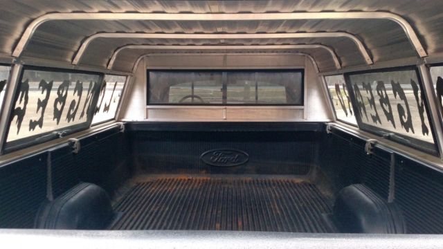 1989 Gray Ford F-350 Crew Cab Pickup