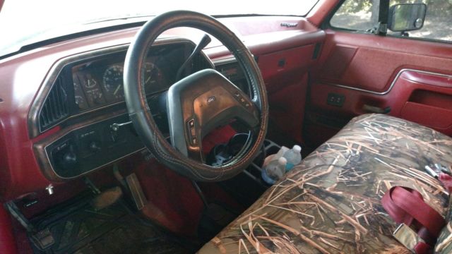 1989 Gray Ford F-350 Crew Cab Pickup