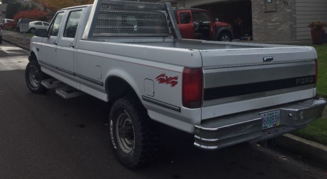 1994 White Ford F-350 Crew Cab Pickup