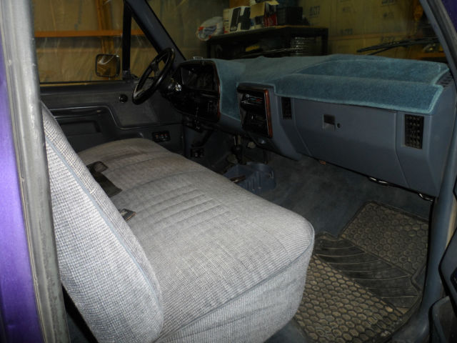 1989 Purple Ford F-350 Crew Cab Pickup