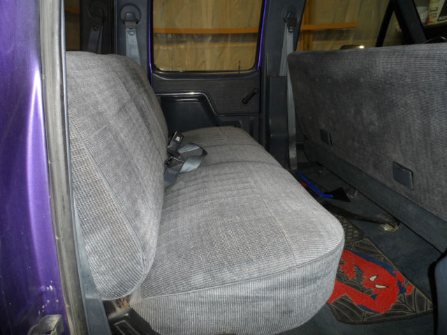 1989 Purple Ford F-350 Crew Cab Pickup