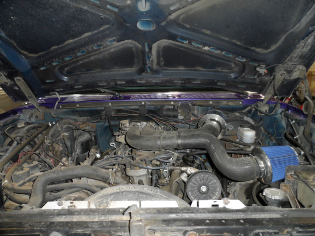1989 Purple Ford F-350 Crew Cab Pickup