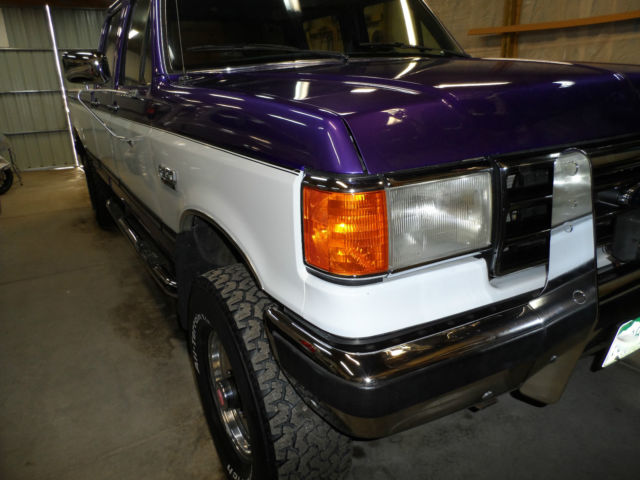 1989 Purple Ford F-350 Crew Cab Pickup
