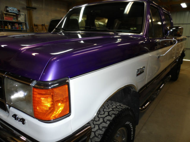 1989 Purple Ford F-350 Crew Cab Pickup