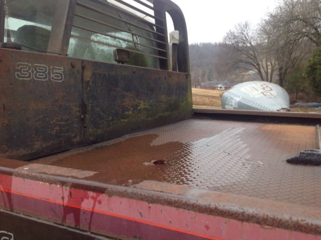 1989 Ford F-350 Deweze hay bed