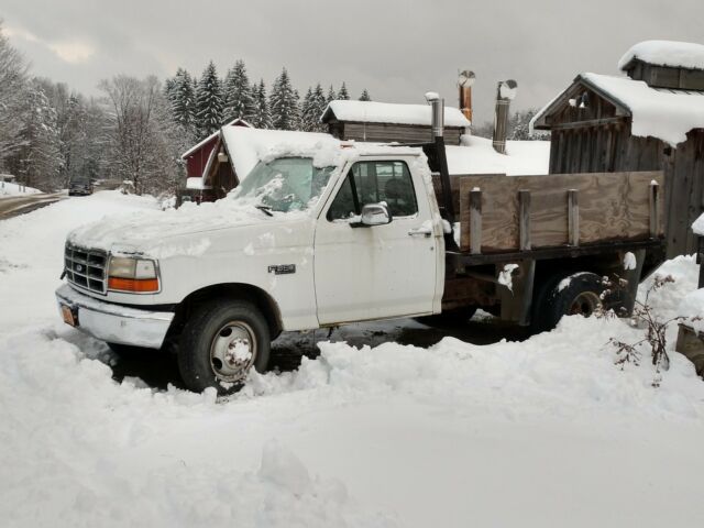 1992 White Ford F-350 Standard Cab Pickup