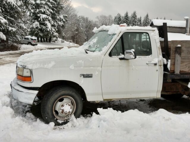 1992 White Ford F-350 Standard Cab Pickup