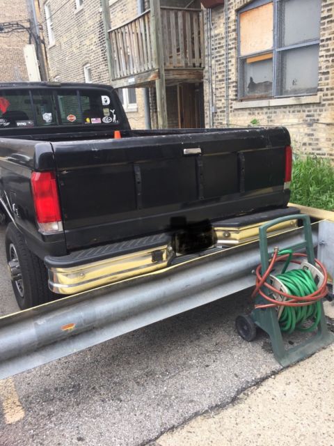 1993 Black Ford F-350 Standard Cab Pickup