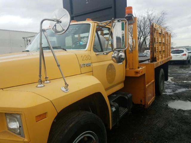 1994 Yellow Ford F-550 Cab & Chassis