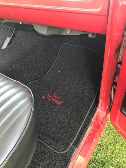 1973 Red Ford F-250 Standard Cab Pickup