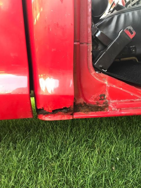 1973 Red Ford F-250 Standard Cab Pickup