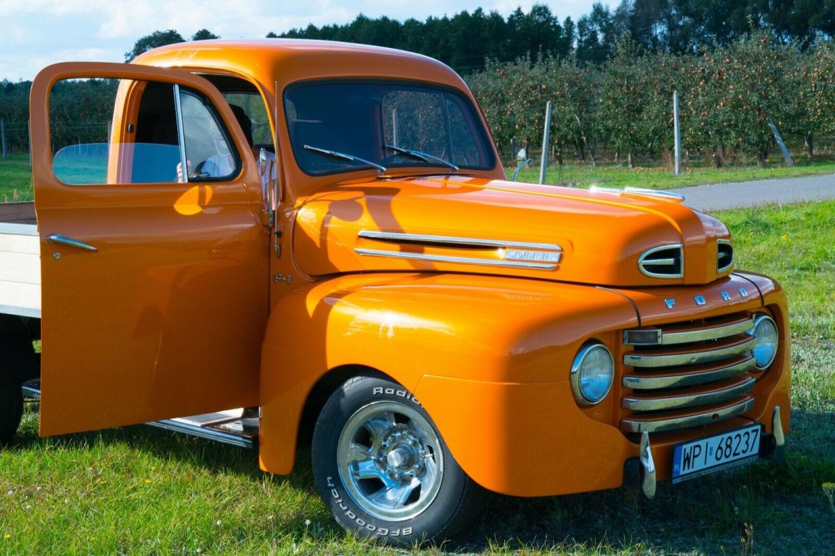 1949 Orange Ford Other Pickups Standard Cab Pickup