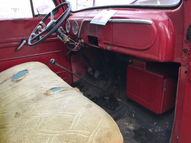 1951 Red Ford F-100 F1