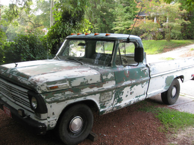 1968 Green Ford F-100
