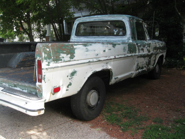 1968 Green Ford F-100