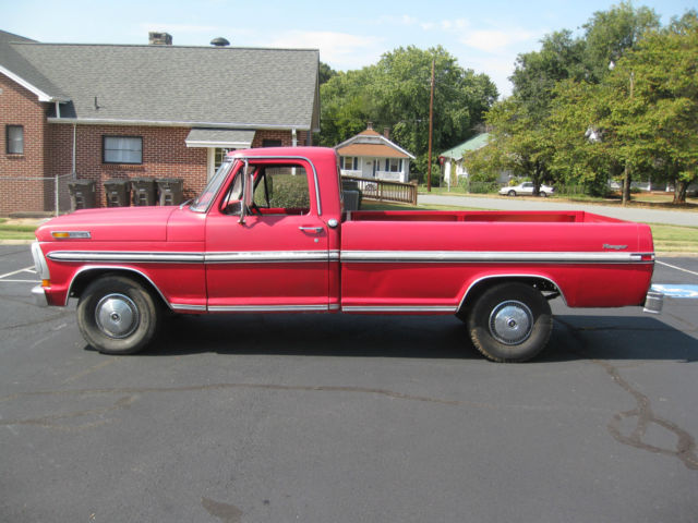 1971 Red Ford F-100