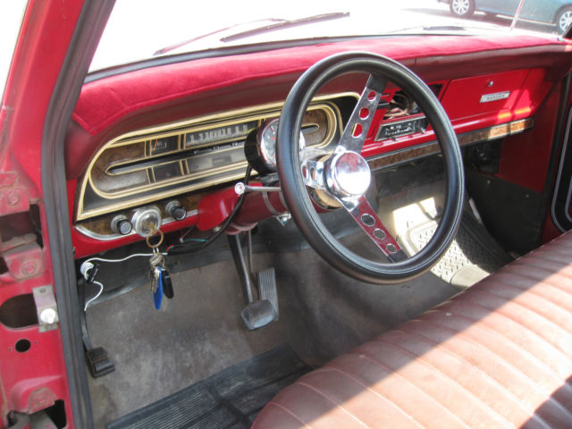 1971 Red Ford F-100