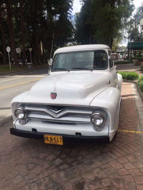 1955 White Ford F-100 Standard Cab Pickup