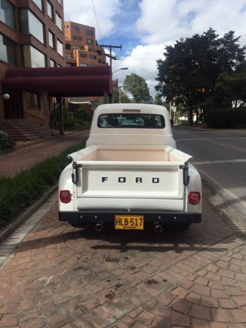 1955 White Ford F-100 Standard Cab Pickup