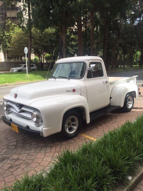 1955 White Ford F-100 Standard Cab Pickup