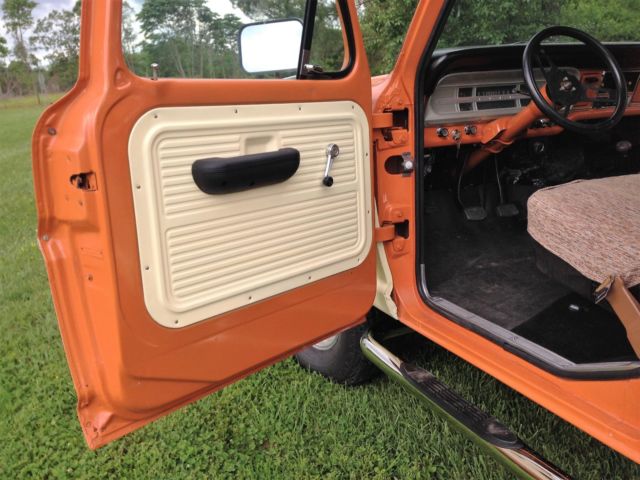 1969 Orange/Ivory Ford F-100