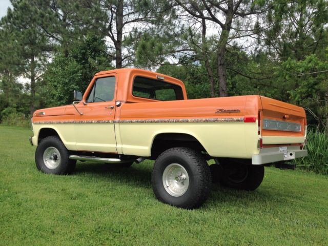 1969 Orange/Ivory Ford F-100