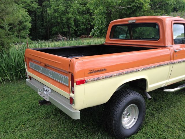 1969 Orange/Ivory Ford F-100