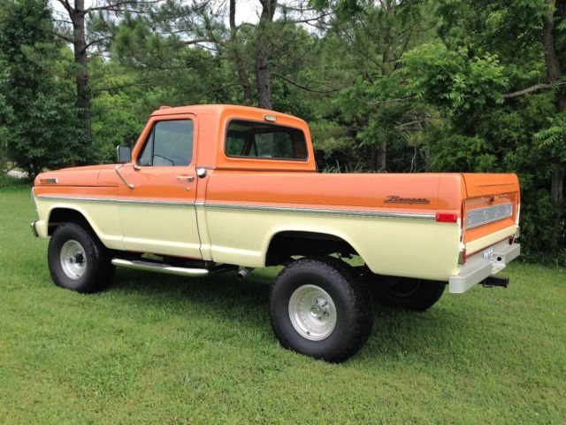 1969 Orange/Ivory Ford F-100