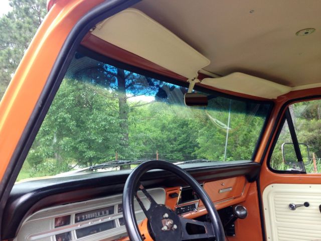 1969 Orange/Ivory Ford F-100