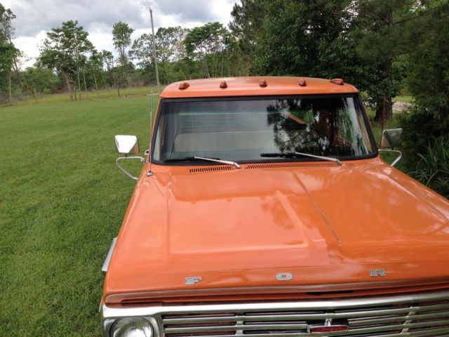 1969 Orange/Ivory Ford F-100