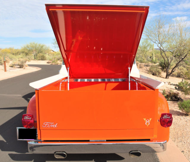 1956 Orange Ford F-100 Standard Cab Pickup