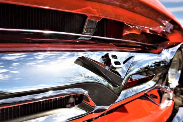 1956 Orange Ford F-100 Standard Cab Pickup