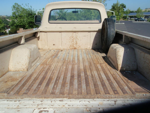 1966 Tan Ford F-100 long bed