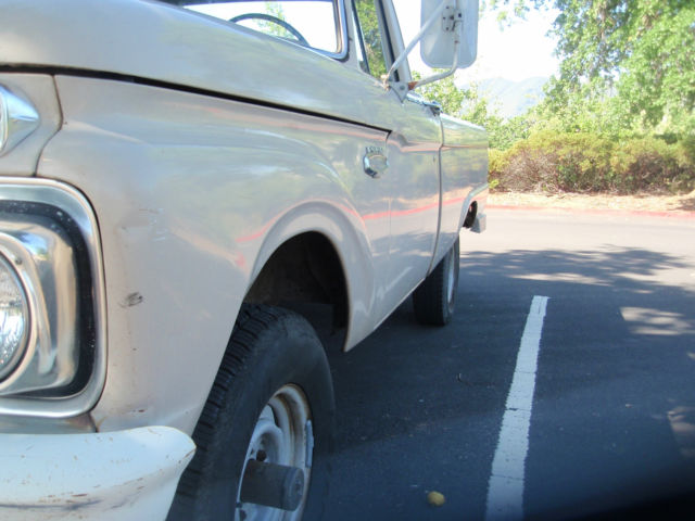 1966 Tan Ford F-100 long bed