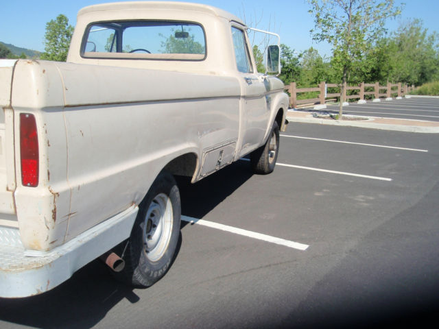 1966 Tan Ford F-100 long bed