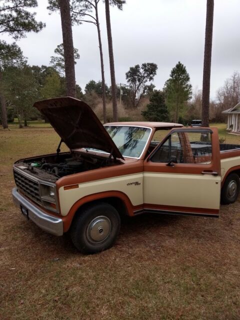 1981 BROWN AND TAN Ford F-100