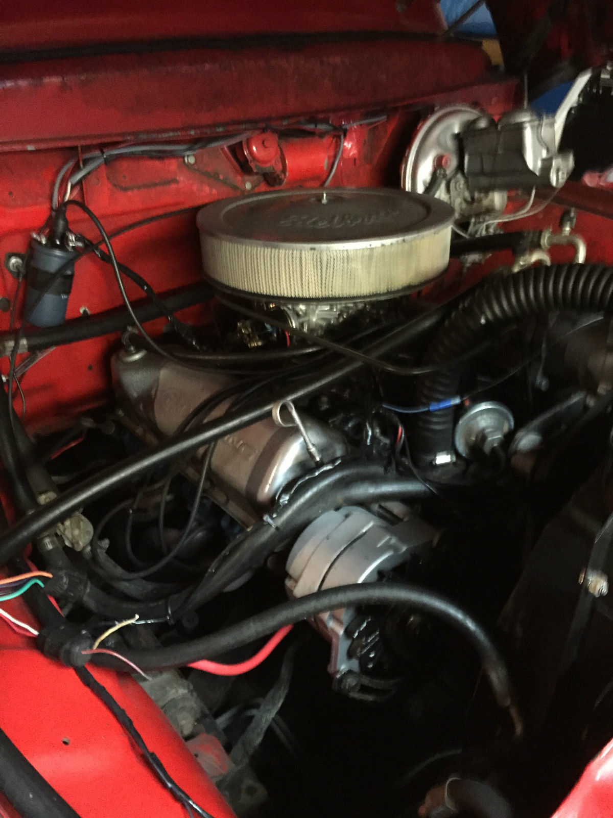 1956 Red Ford F-100 Pickup