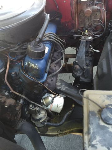 1970 Red Ford F-100 Standard Cab Pickup