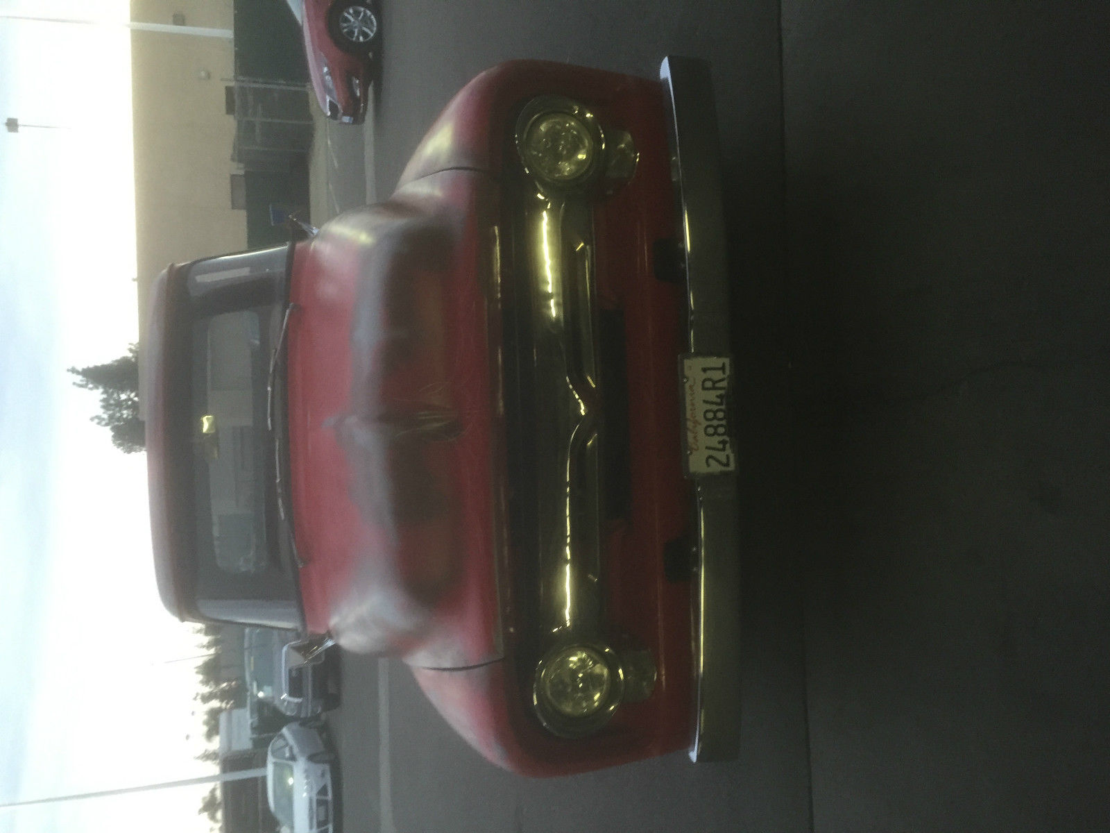 1956 Red Ford F-100 Pickup