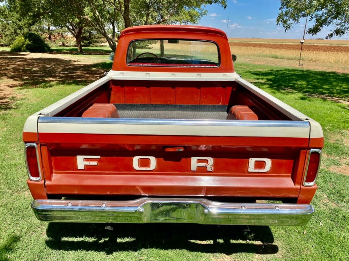 1966 Red Ford F100 Pickup