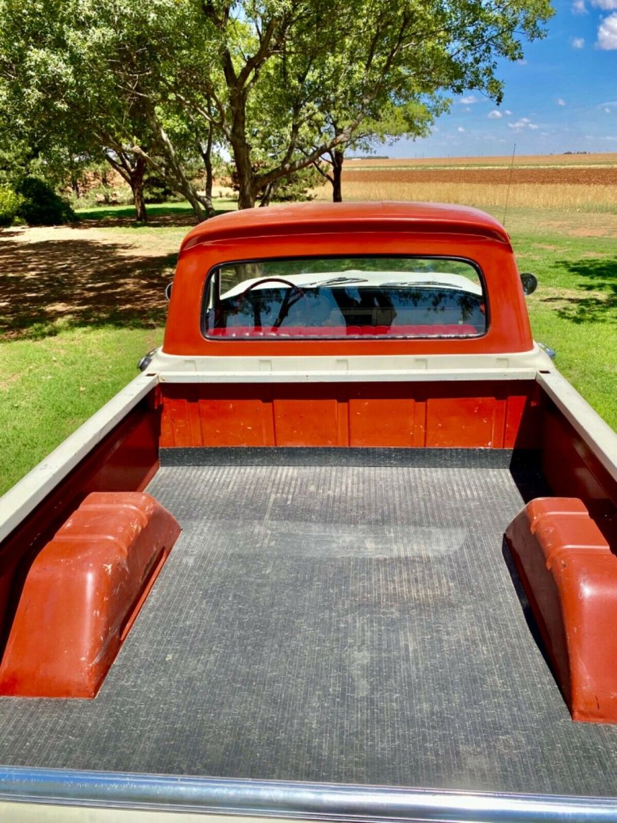 1966 Red Ford F100 Pickup
