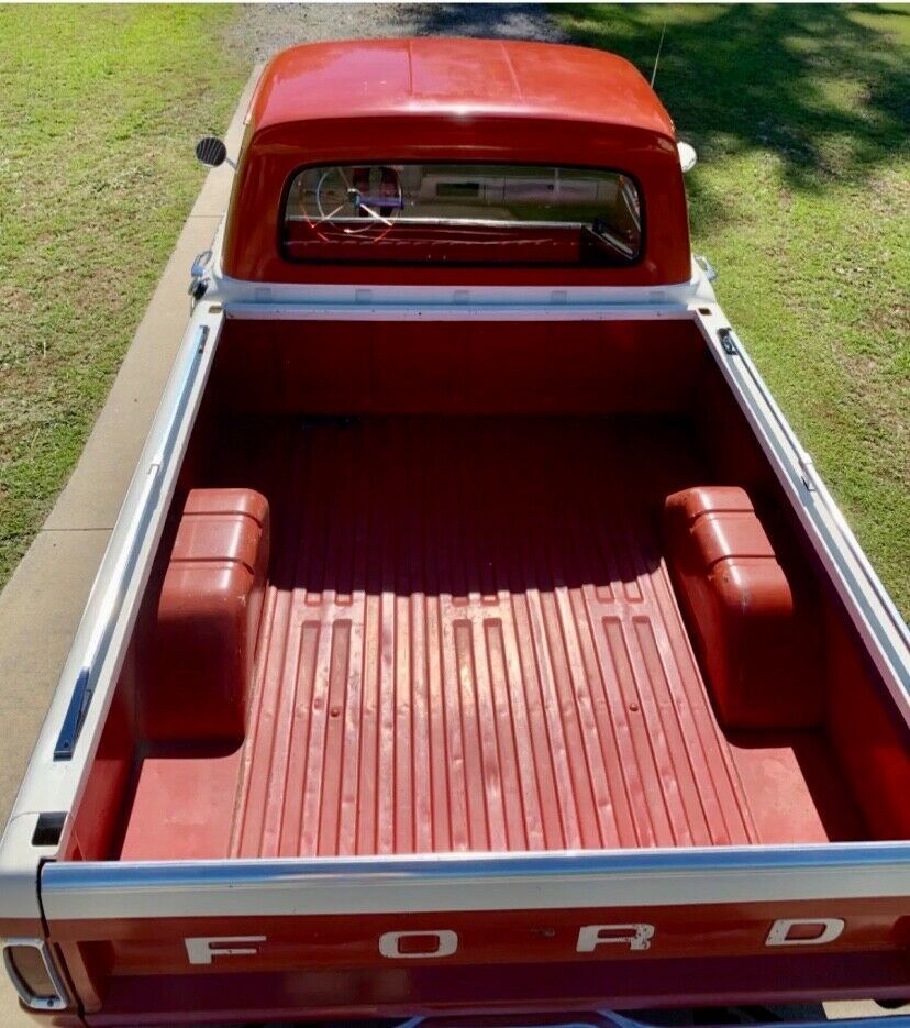 1966 Red Ford F100 Pickup