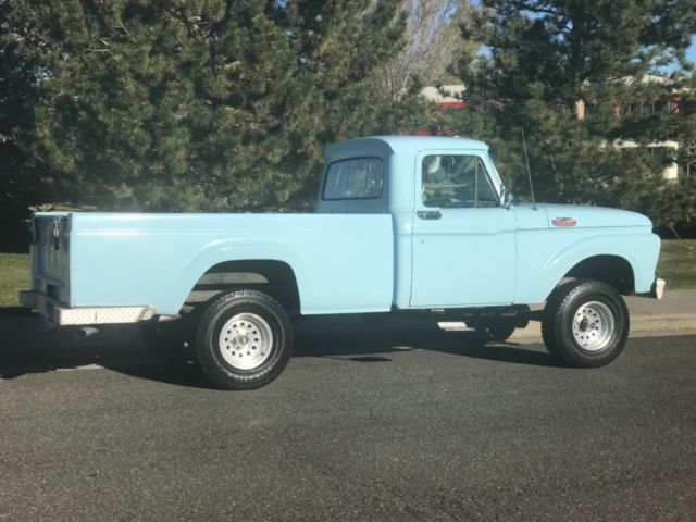 1964 Blue Ford F-100 Standard Cab Pickup