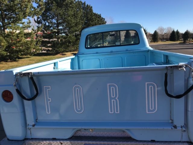 1964 Blue Ford F-100 Standard Cab Pickup