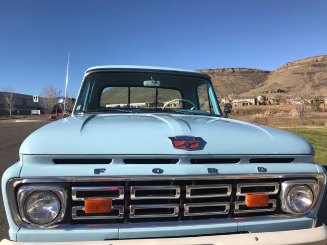1964 Blue Ford F-100 Standard Cab Pickup