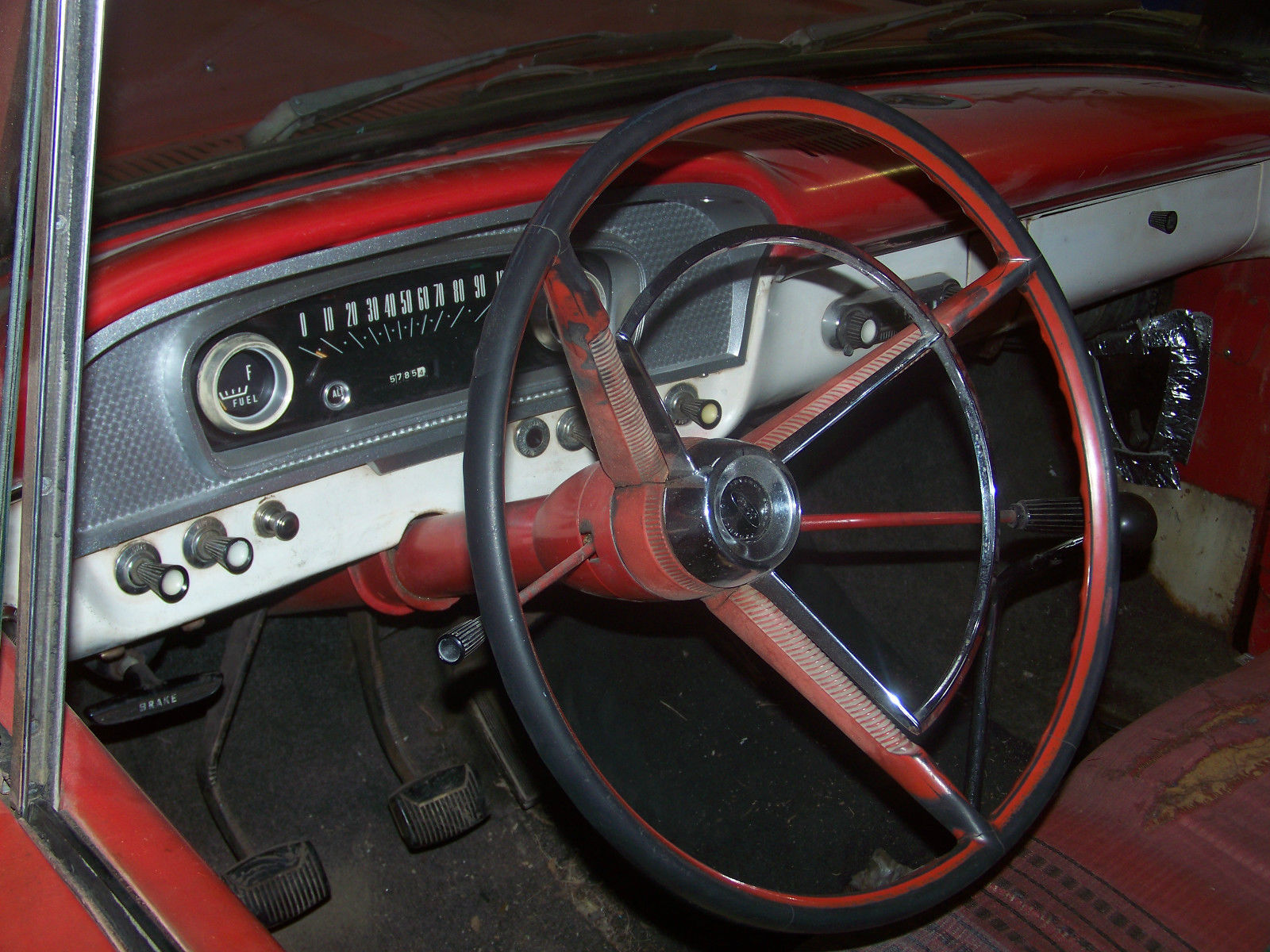 1966 Red Ford F-100 pick up