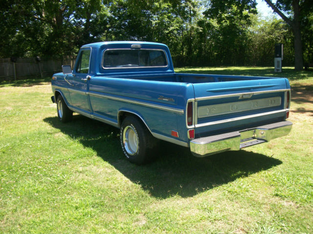 1969 Blue Ford F-100 Standard Cab Pickup