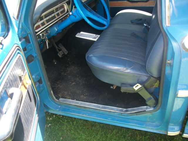 1969 Blue Ford F-100 Standard Cab Pickup