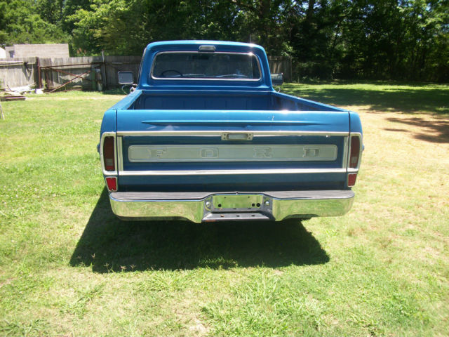 1969 Blue Ford F-100 Standard Cab Pickup